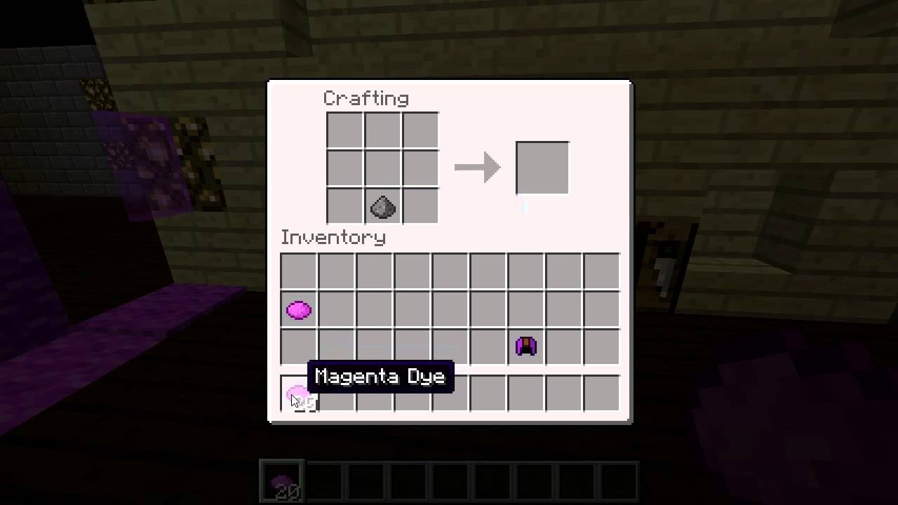Minecraft Blocks &  Items: Magenta Dye