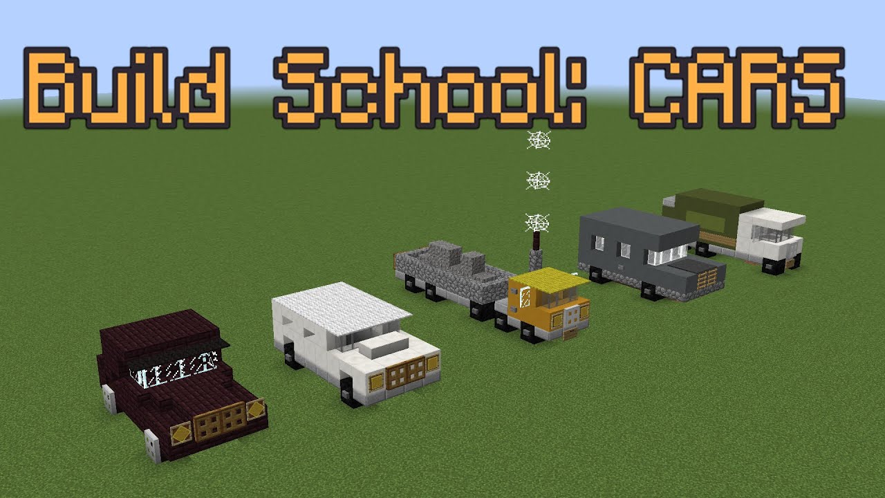 Minecraft Build School: Cars!