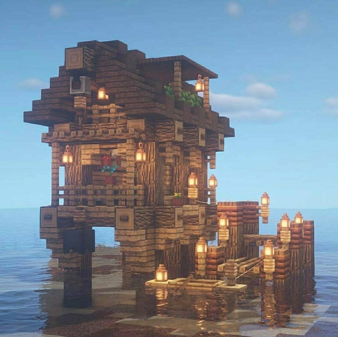 Minecraft Builds and Designs on Instagram: Awesome waterhouse ...