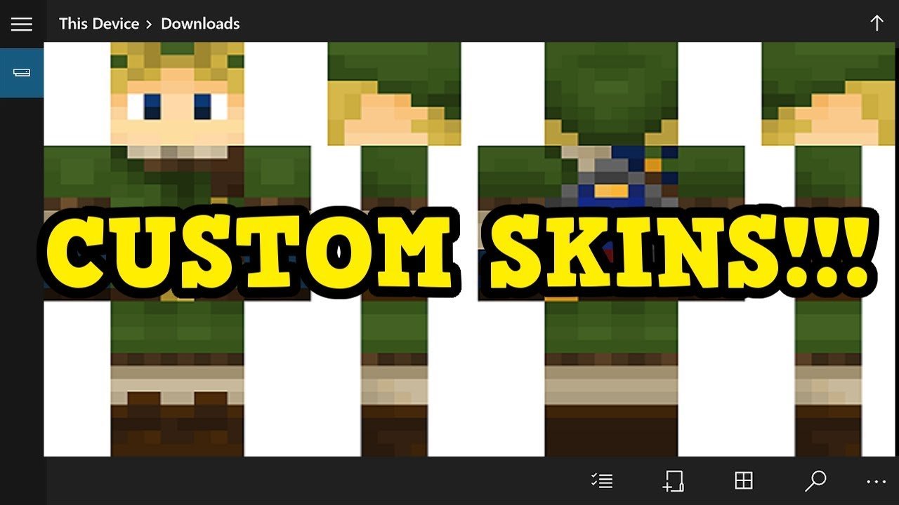 Minecraft CUSTOM SKINS Are Coming To Xbox One!