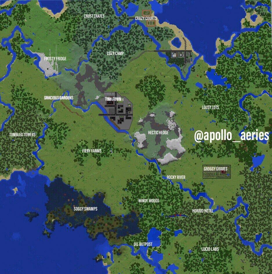 Minecraft Fortnite Battle Royale Map