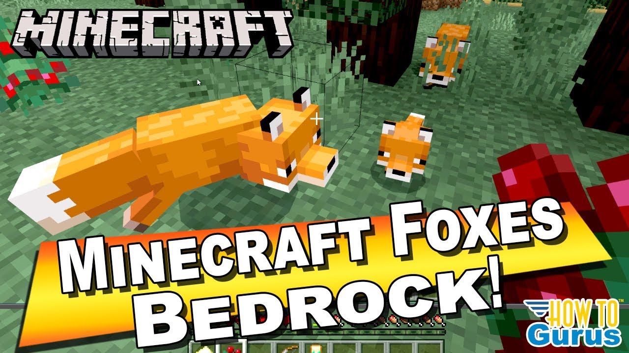 Minecraft Foxes Bedrock Update
