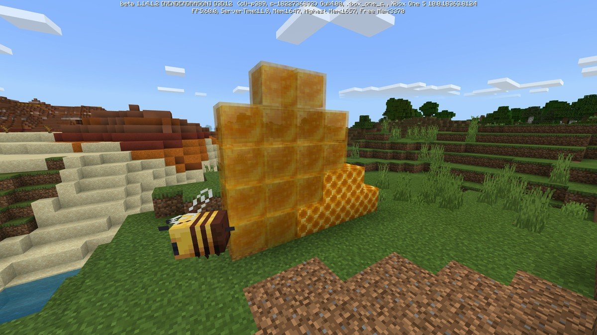 Minecraft Guide to Bees: Honey blocks, beehives, release ...