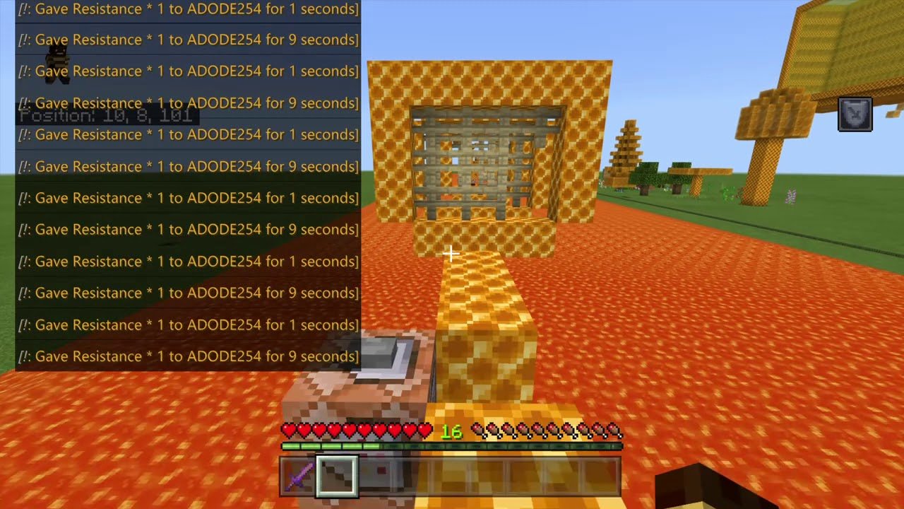 Minecraft Honey block parkour
