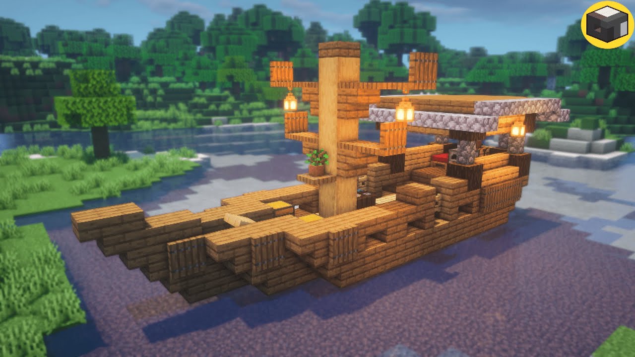 Minecraft: How to Build a Boat House
