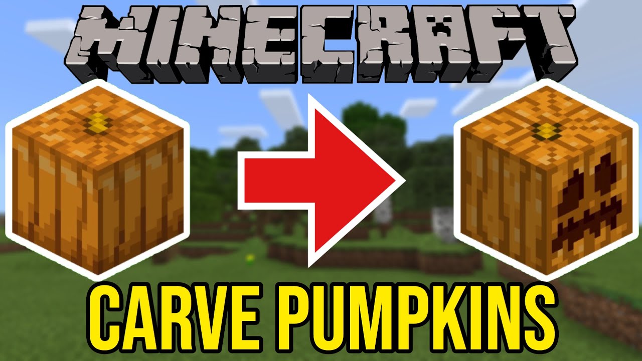 Minecraft How To Carve A Pumpkin