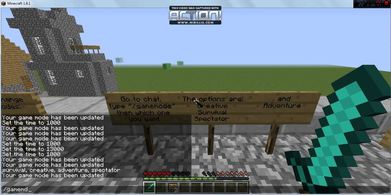 Minecraft: How to change your gamemode