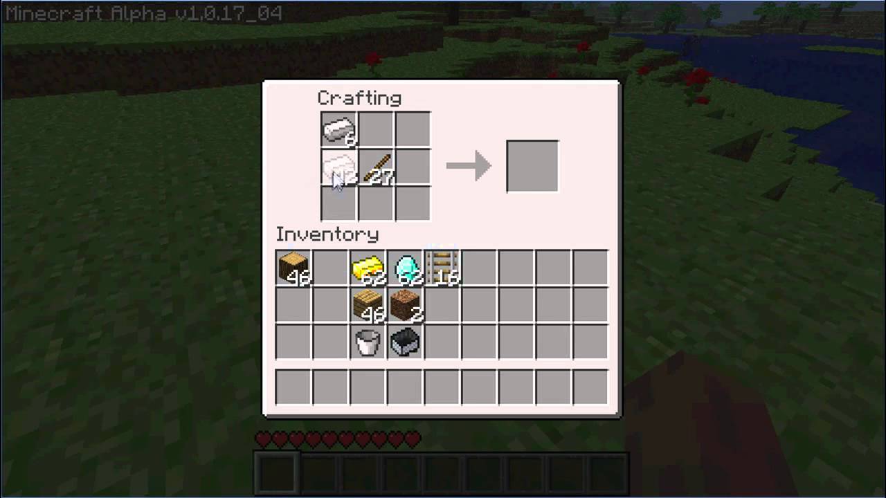 minecraft how to craft a bucket and more.