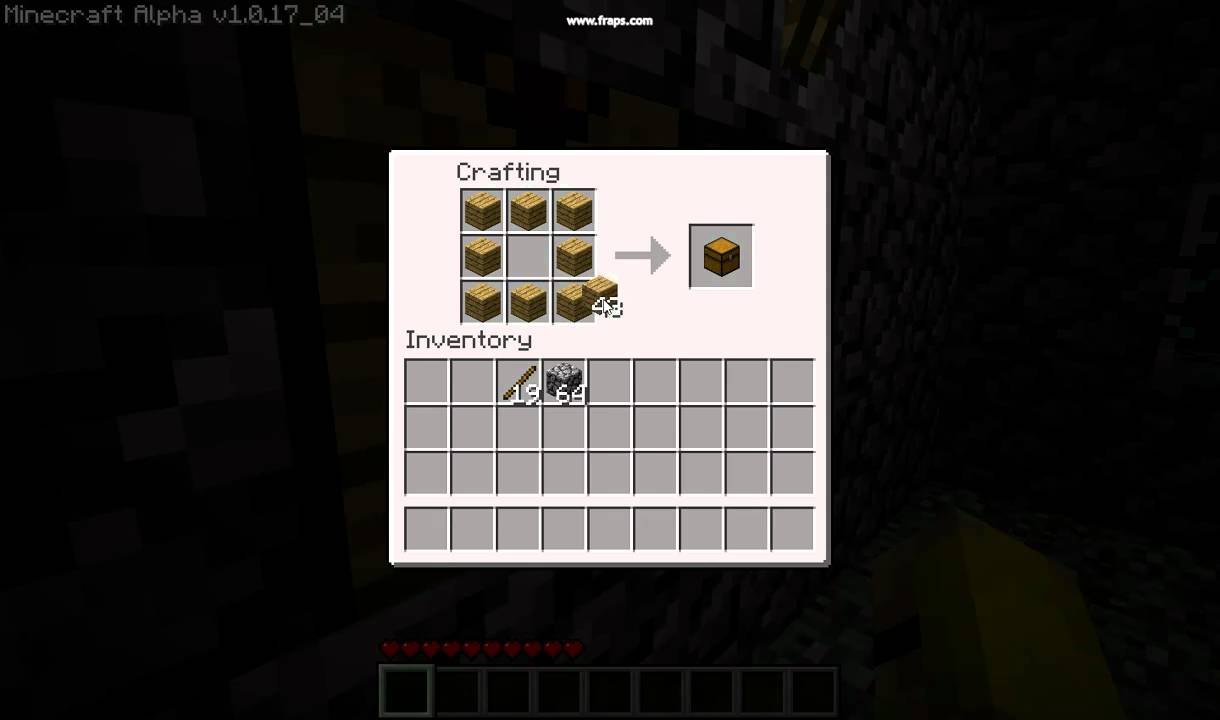MineCraft: How to Craft a Chest