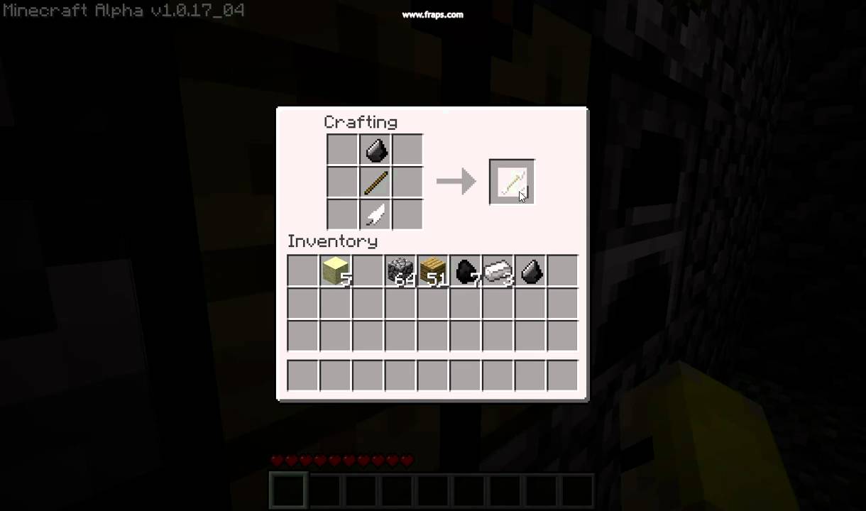 MineCraft: How to Craft Arrows