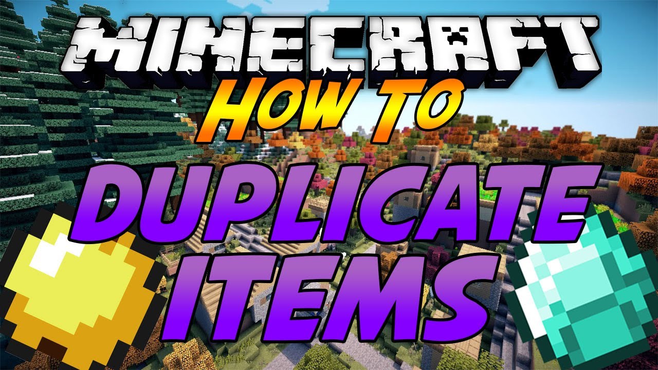 Minecraft: How to Duplicate All Items