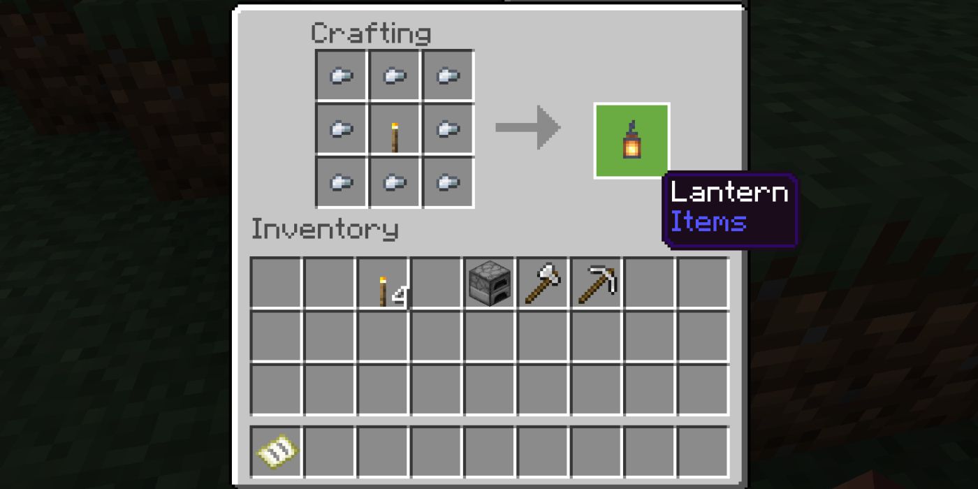 Minecraft: How To Make A Lantern