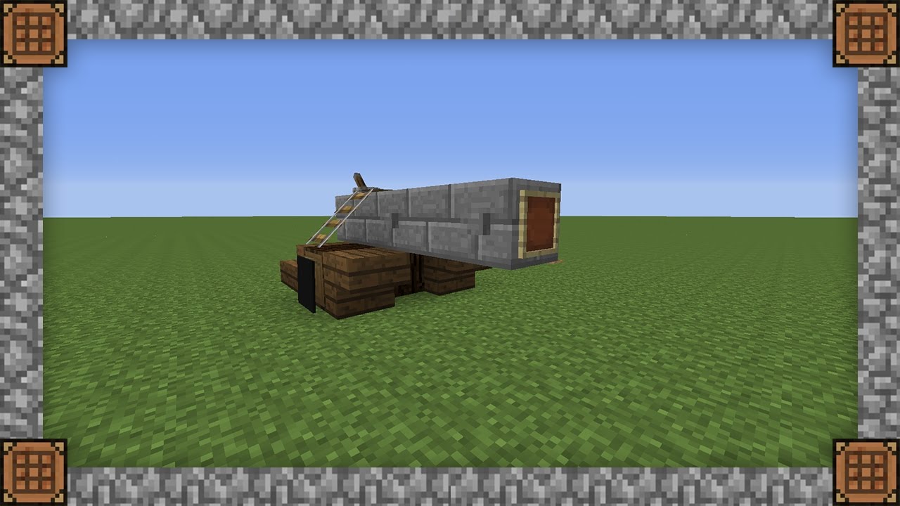 Minecraft ~ How to make a Medieval Cannon