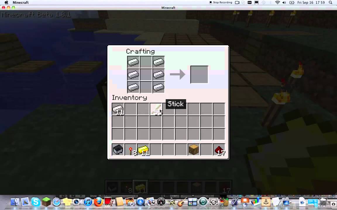 minecraft how to make a speedrail,rail and redstone torch ...