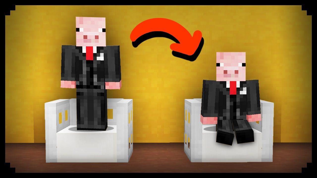Minecraft: How to make Any Chair Sittable
