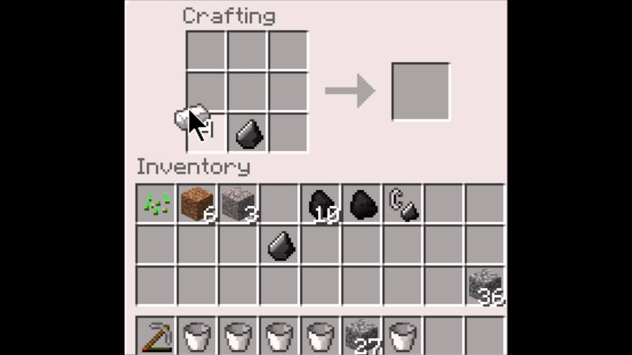 Minecraft how to make Flint and Steel