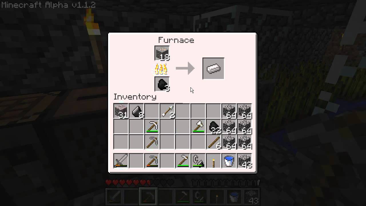 Minecraft How to Mine Iron and Smelt Iron