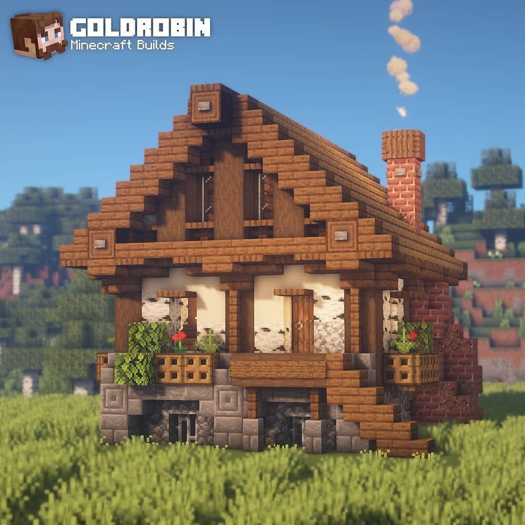 Minecraft Inspiration on Instagram: That is such a cozy ...