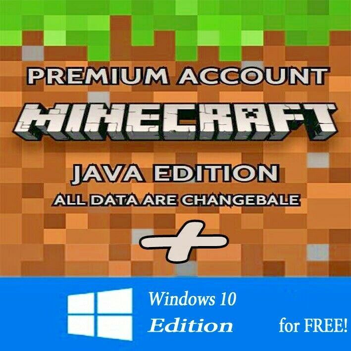 Minecraft Java Edition Premium Account FULL ACCESS REGION FREE # ...