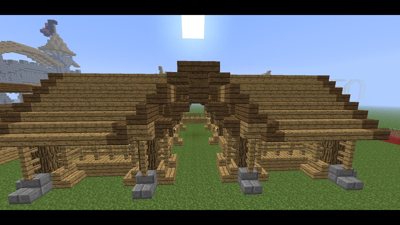 Minecraft Medieval Stable