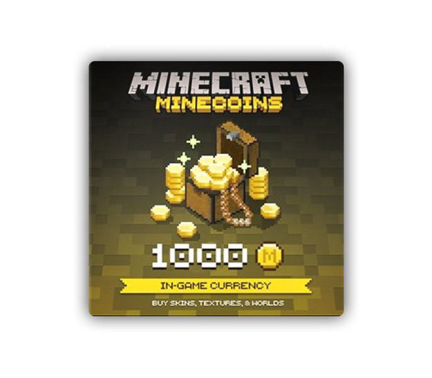 Minecraft Minecoin Pack: 1000 Coins Gift Card XBOX One CD Key