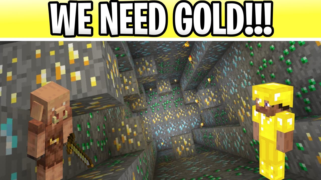 Minecraft Mining Gold For Future Nether Update Release ...