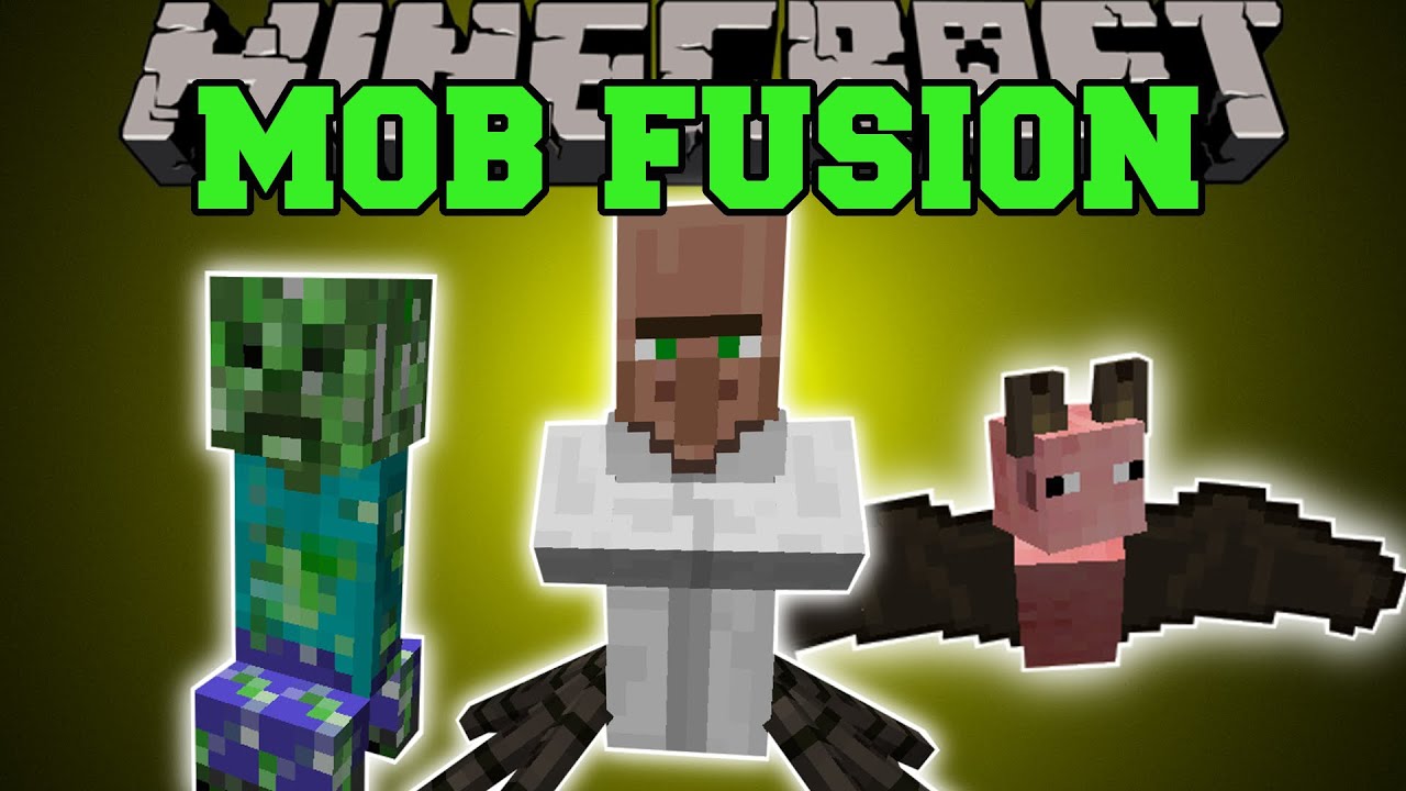 Minecraft: MOB FUSION (COMBINE MOBS TO MAKE CRAZY CREATURES!) Mod ...