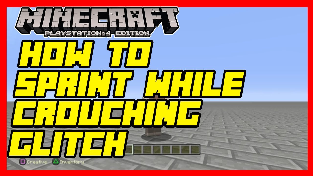 Minecraft PS4/Xbox One: How To Sprint While Crouching ...