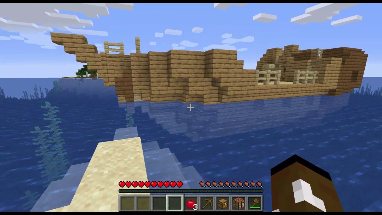 Minecraft ship? (vanilla 19w38b)