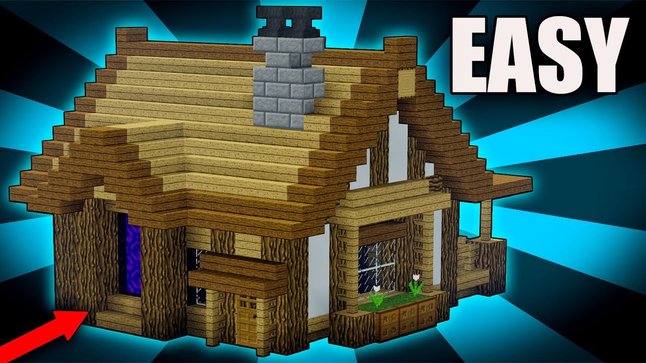 Minecraft starter house, Big minecraft houses, Minecraft ...