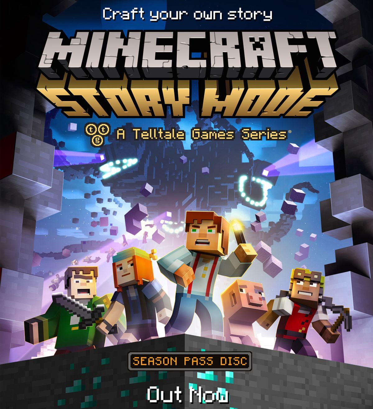 Minecraft: Story Mode Season Pass Disc In Stores Now!