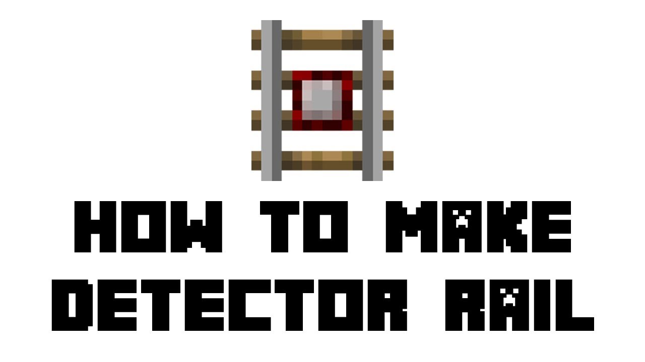 Minecraft Survival: How to Make Detector Rail