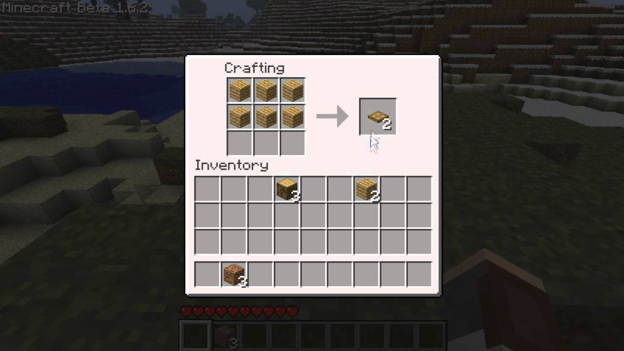 Minecraft Trap Door New 1.6 Feature. How to make a wooden ...