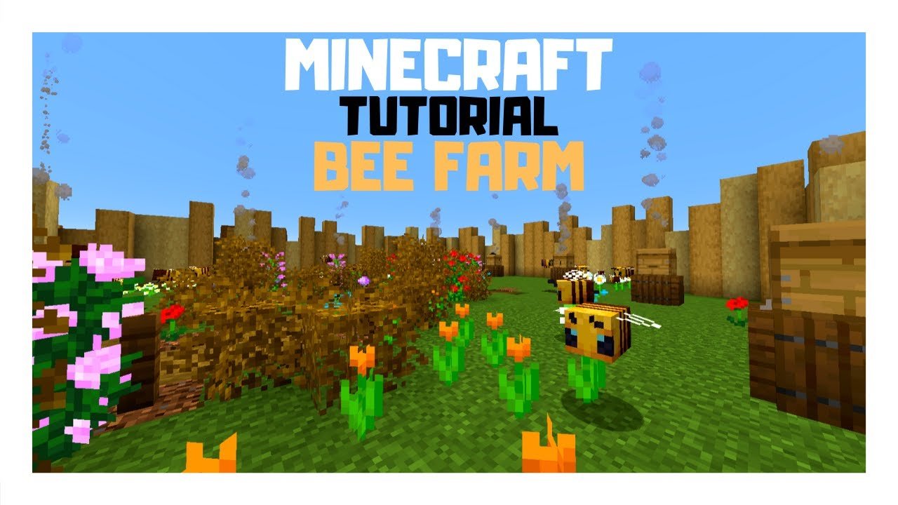 Minecraft Tutorial 1.15.2 Bee Farm
