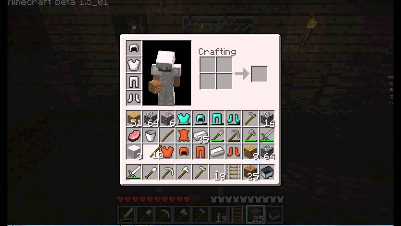 Minecraft tutorial 5 (What you can do with Iron)