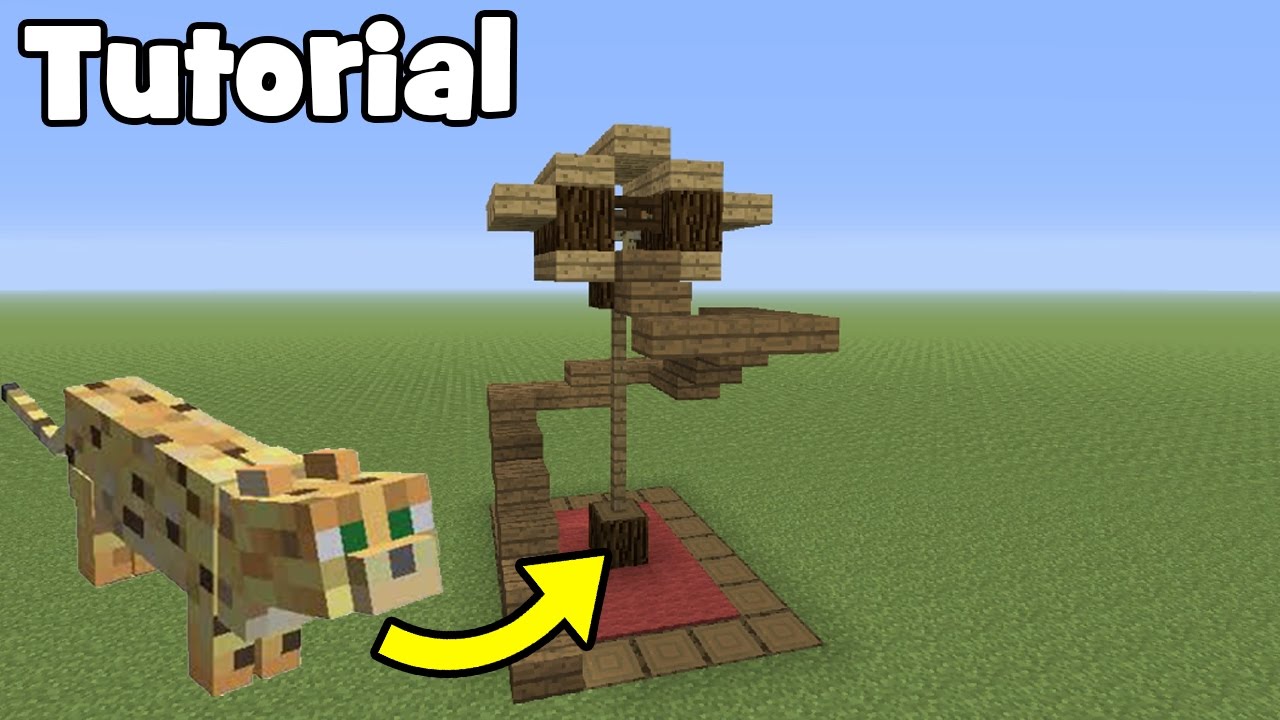 Minecraft Tutorial: How To Make A Cat house