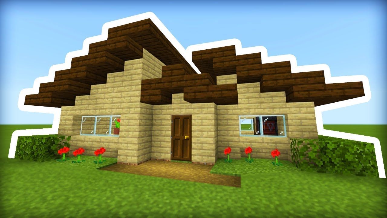 Minecraft Tutorial: How To Make A Modern Wooden Survival ...