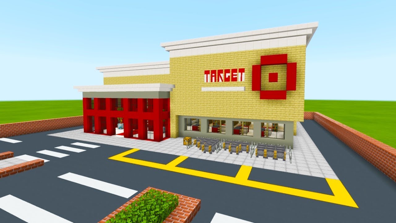 Minecraft Tutorial: How To Make A Target Store " 2019 City ...