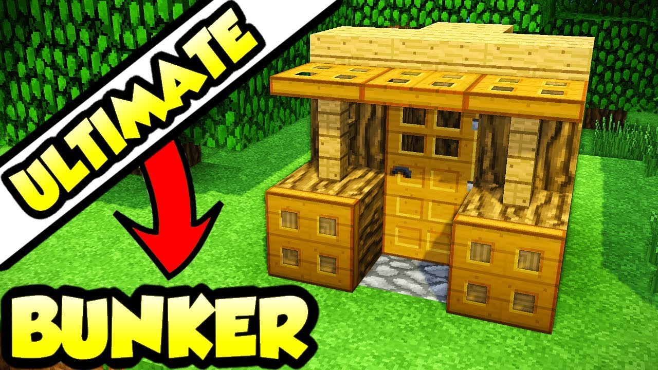 Minecraft ULTIMATE Survival Bunker Tutorial (How to Build ...