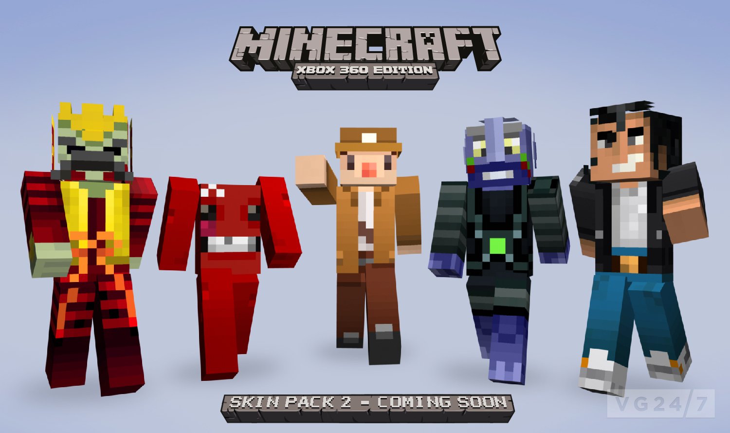 Minecraft Xbox 360 Skin Pack 2 due August 24