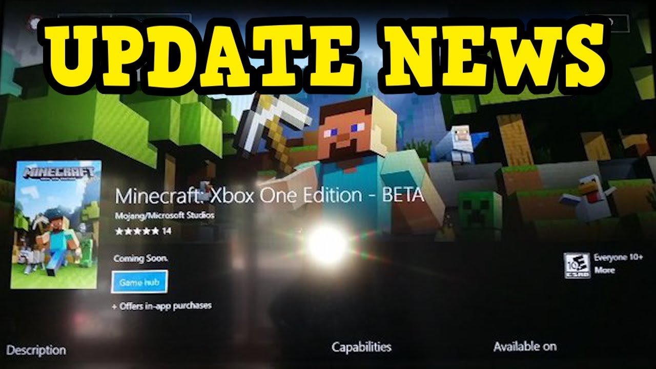 Minecraft Xbox Update BETA
