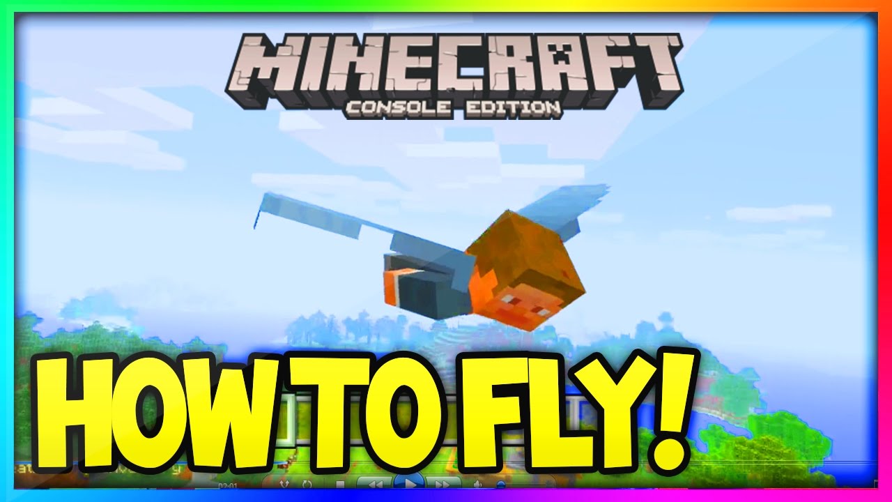 Minecraft (Xbox360/PS3) How to Fly with Elytra Wings ...
