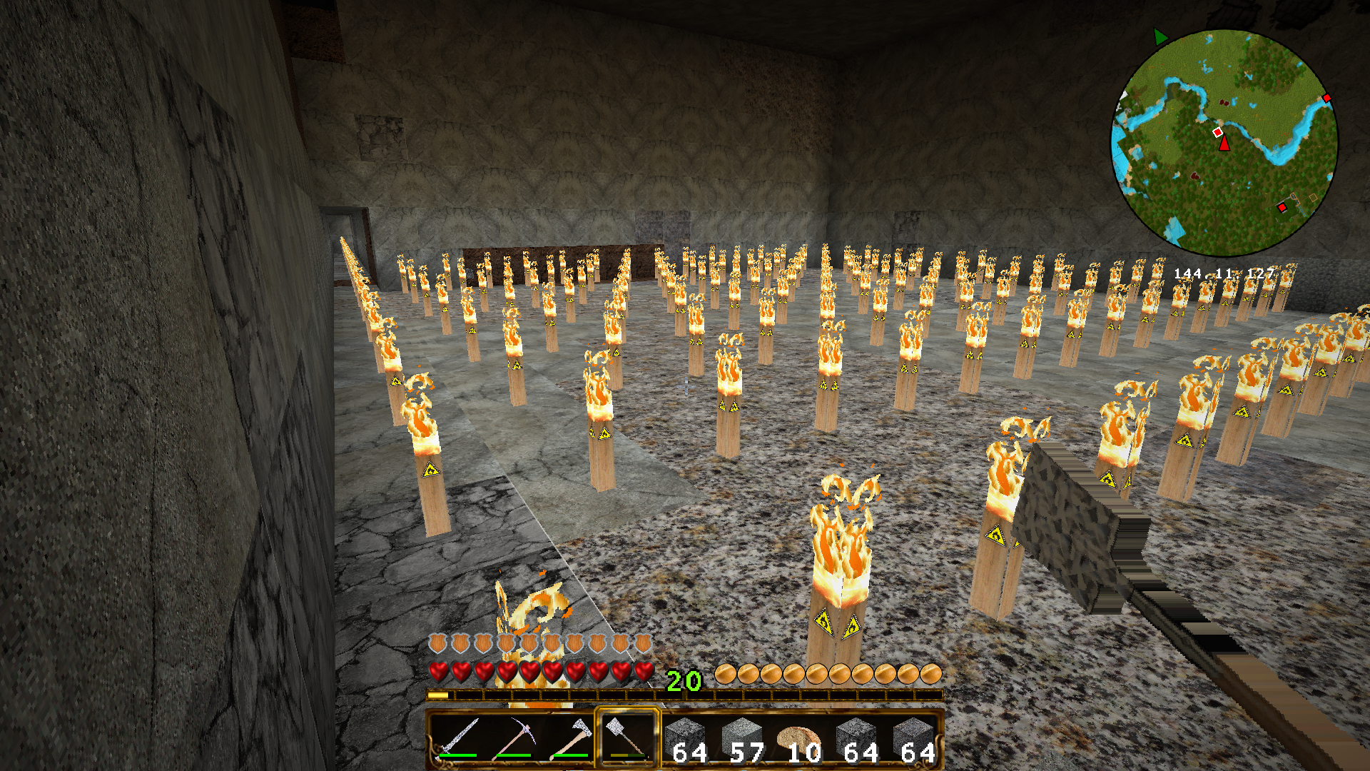 Mobs spawning in an insanely well lit room