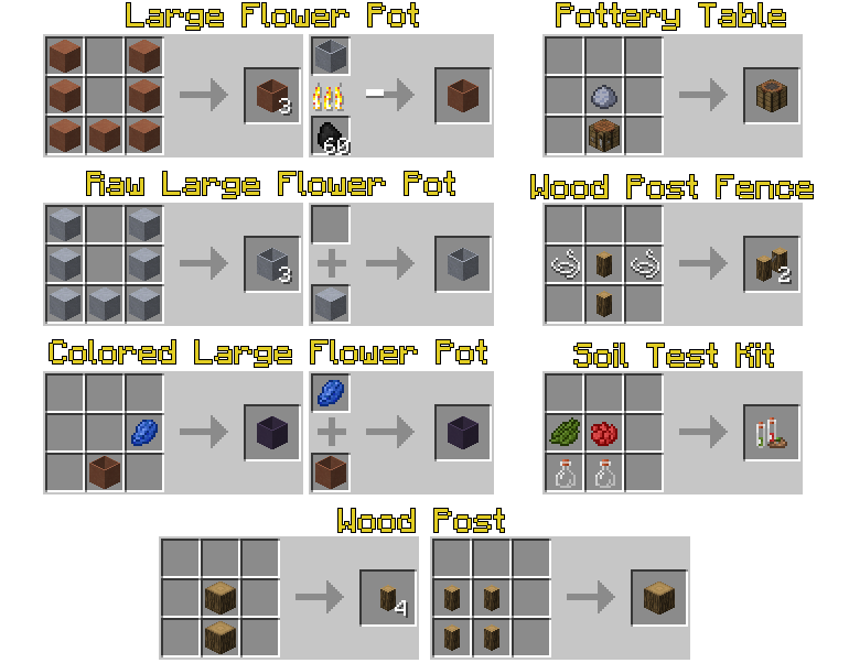 Modular Flower Pots Mod 1.7.10/1.7.2