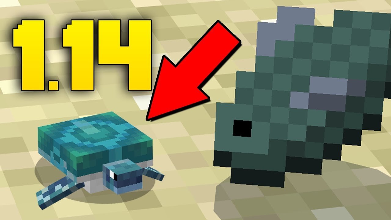 NEW TURTLES! Minecraft 1.14 Mob News Update