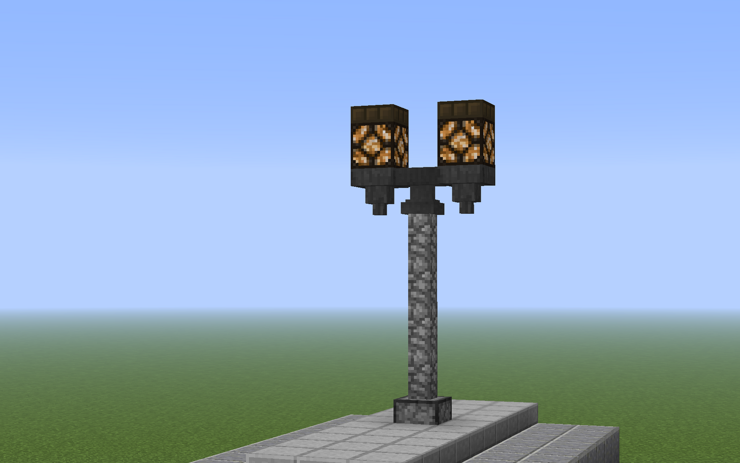 Old style lamp post