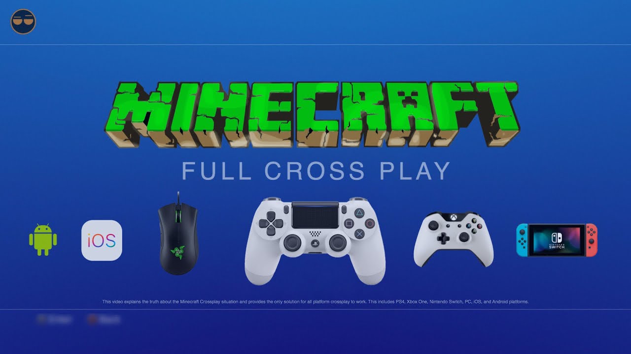 PS4 Xbox One Minecraft Crossplay