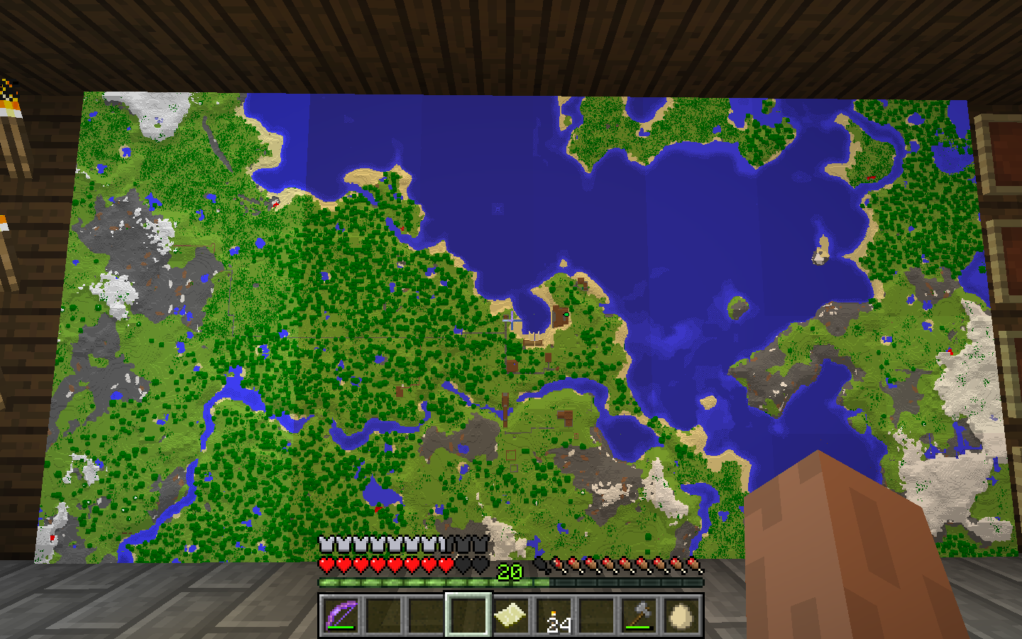 Realms Server Map. Expanding slowly but surely : Minecraft