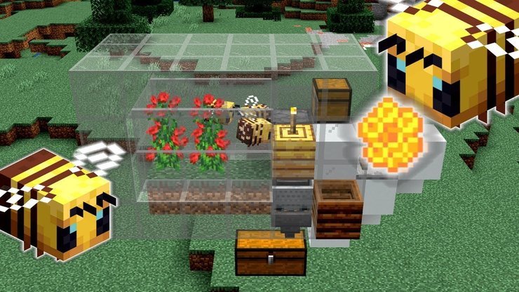 Simple Trick To Get Honeycomb In Minecraft Without Being Stung