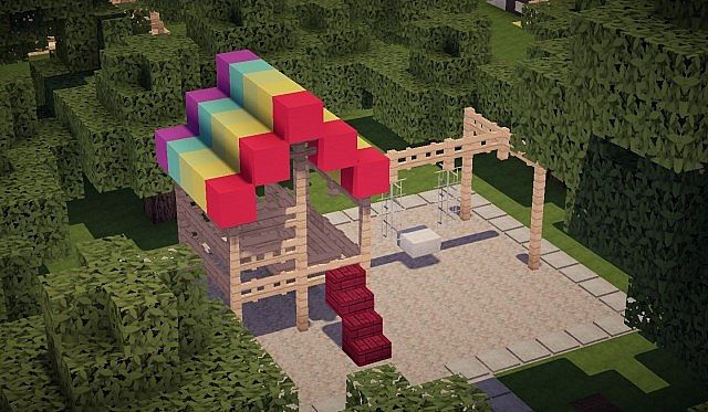 Simple Usable Playground Minecraft Map